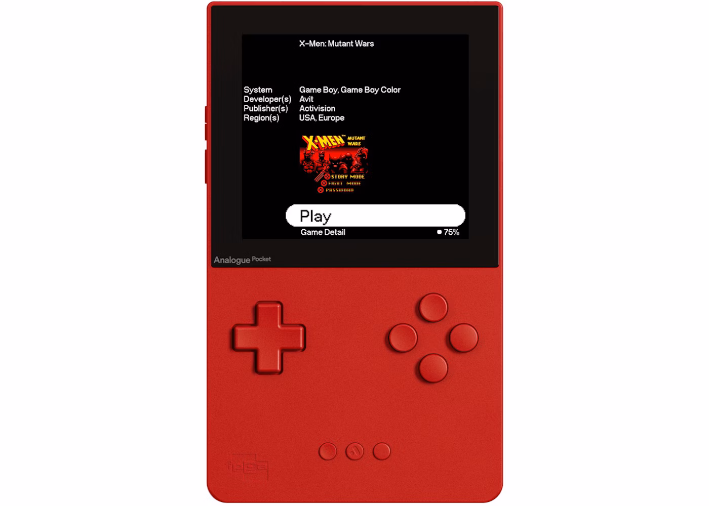 Analogue Pocket box art for GameBoy